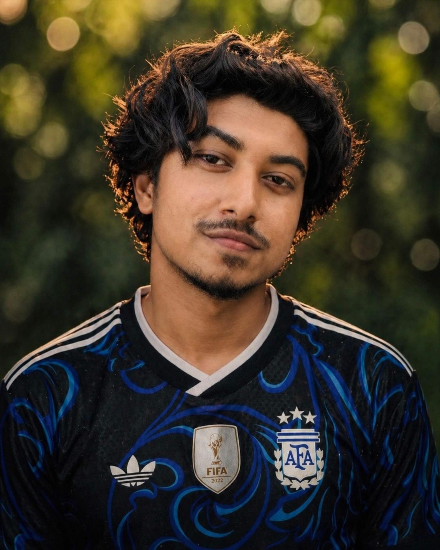 Portrait of Hasanul Haque Moon